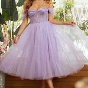 Lavender Tulle Dress